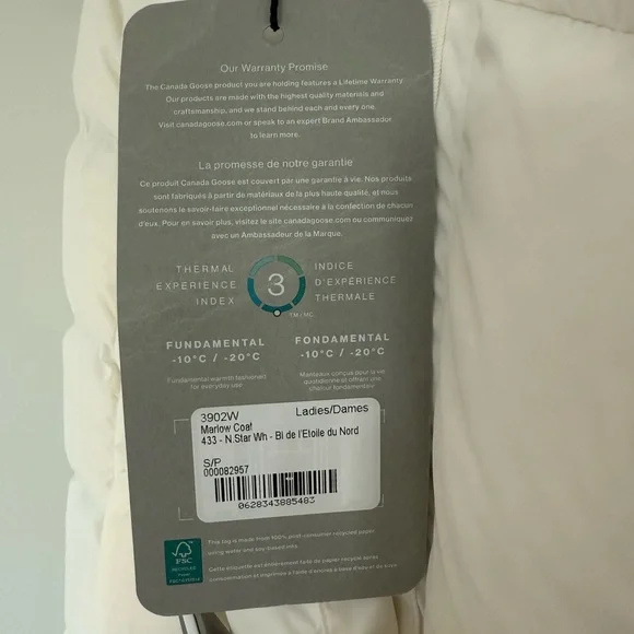 NEW! Canada Goose Marlow Coat in Northstar White - Picture 6 of 12